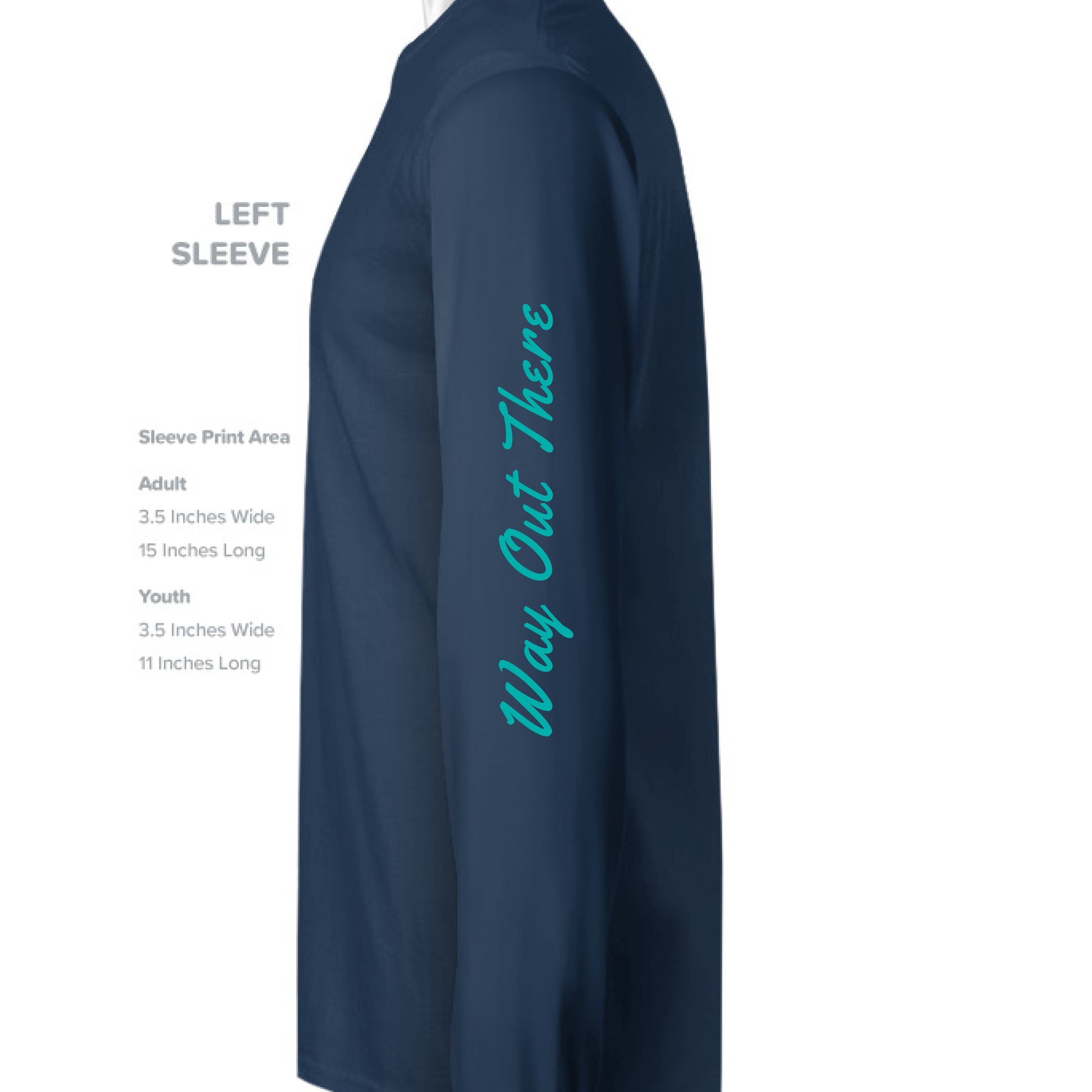 SOLID NAVY BLEND - SLEEVE_LEFT