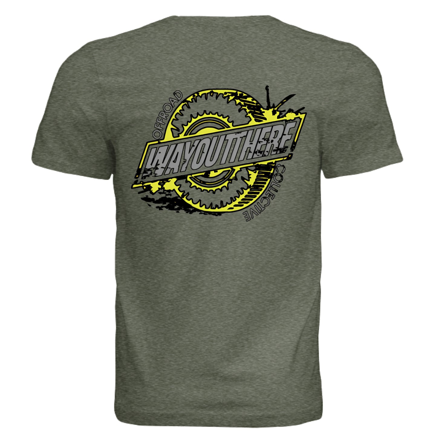 Military Green Triblend - BACK