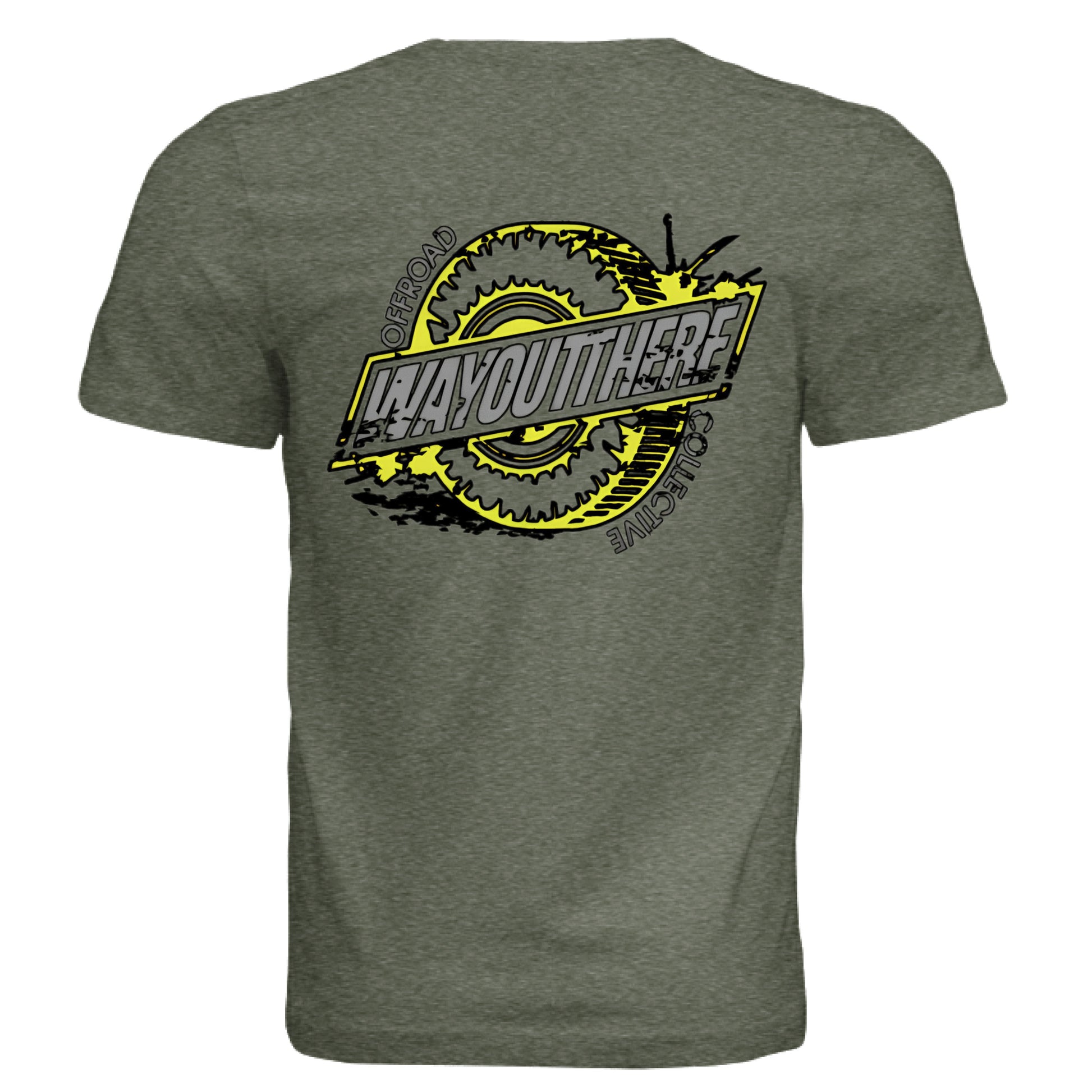 Military Green Triblend - BACK