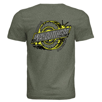 Military Green Triblend - BACK