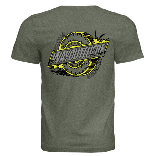 Military Green Triblend - BACK