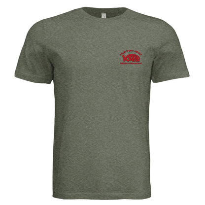 Military Green Triblend - FRONT