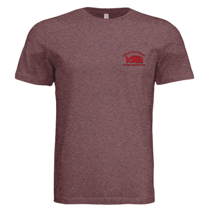 MAROON TRIBLEND - FRONT