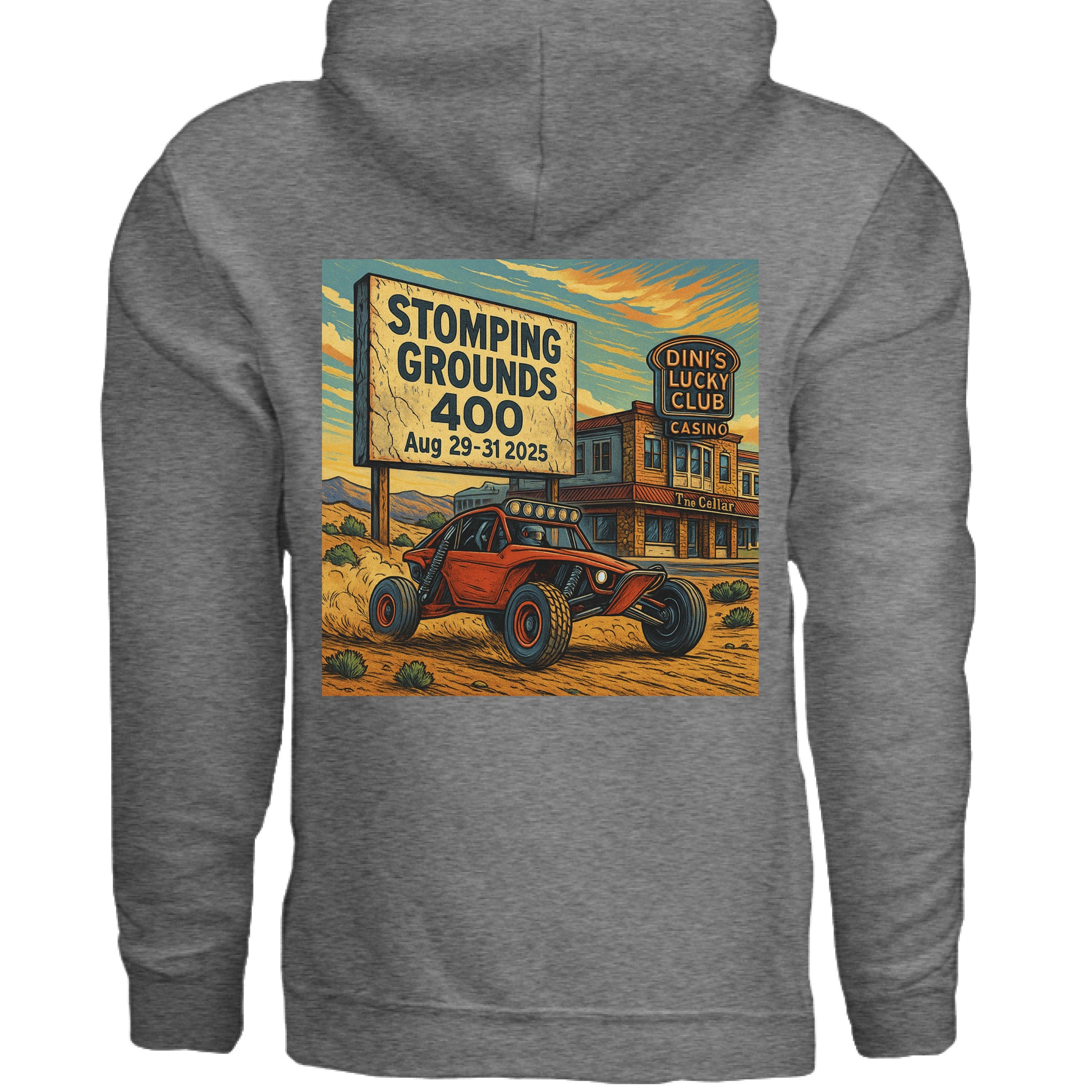 Gunmetal Heather - BACK